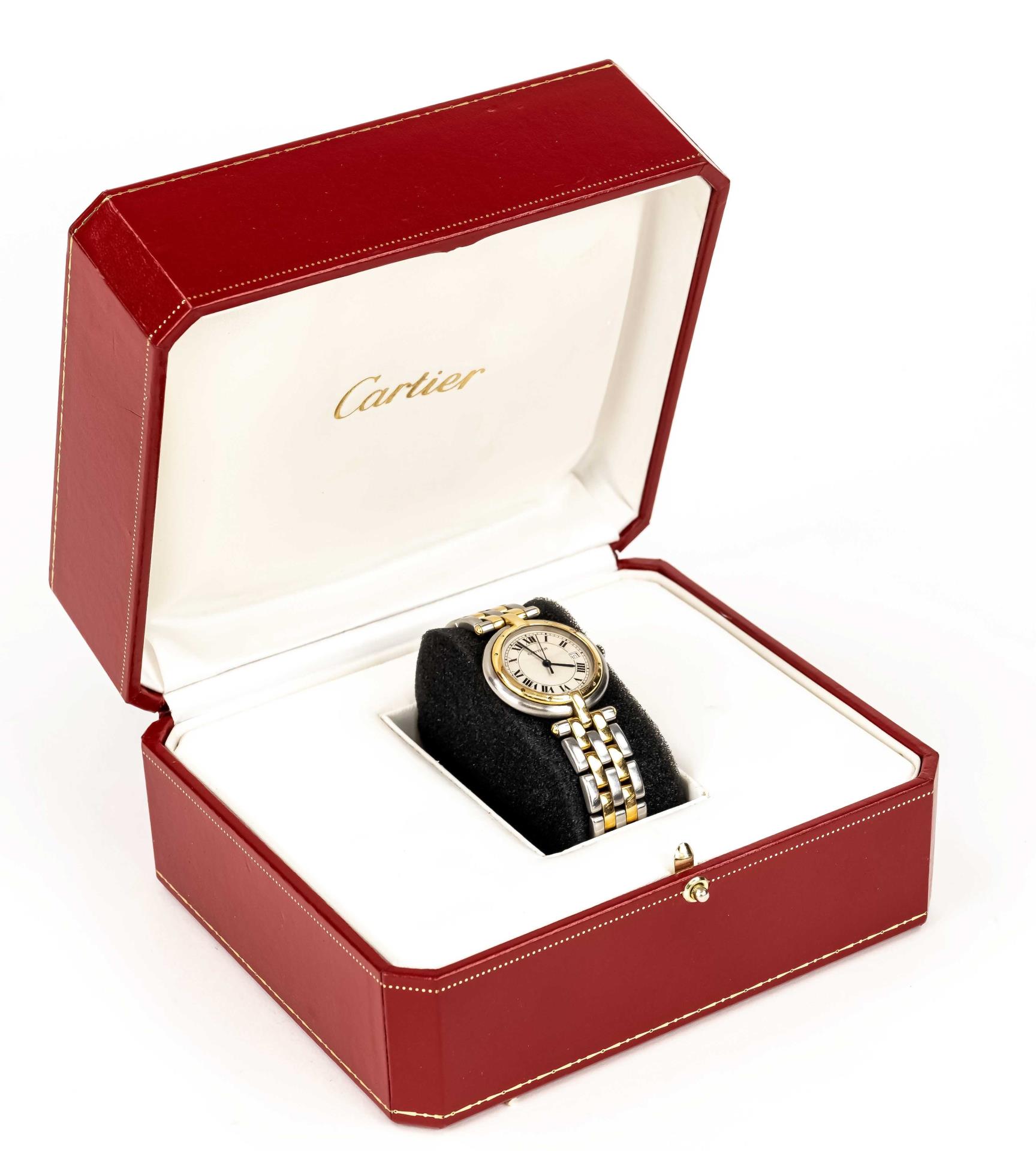 Cartier Cougar 183964 30mm Yellow gold and Stainless steel White 2