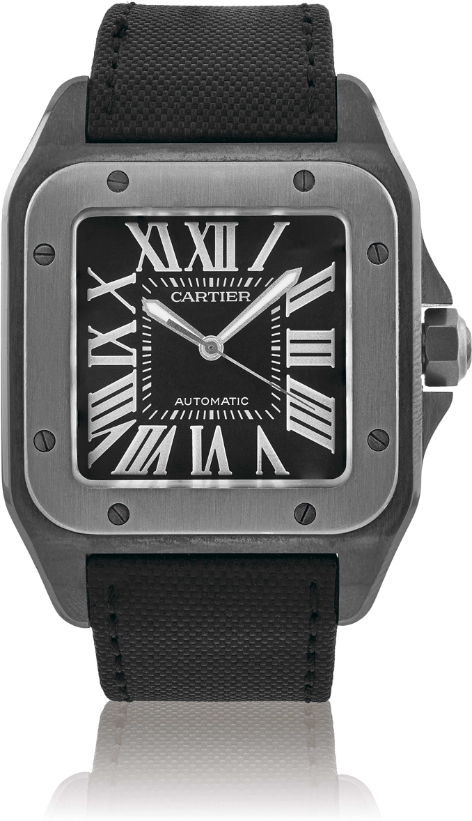 Cartier Santos W2020010 Titanium Black