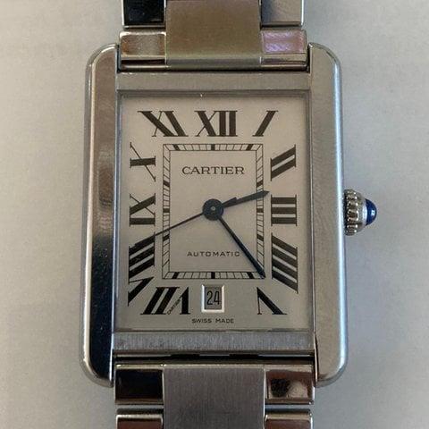 Cartier Tank 3800 Stainless steel Silver