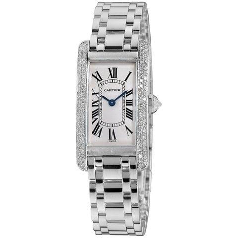 Cartier Tank 19mm White gold Silver