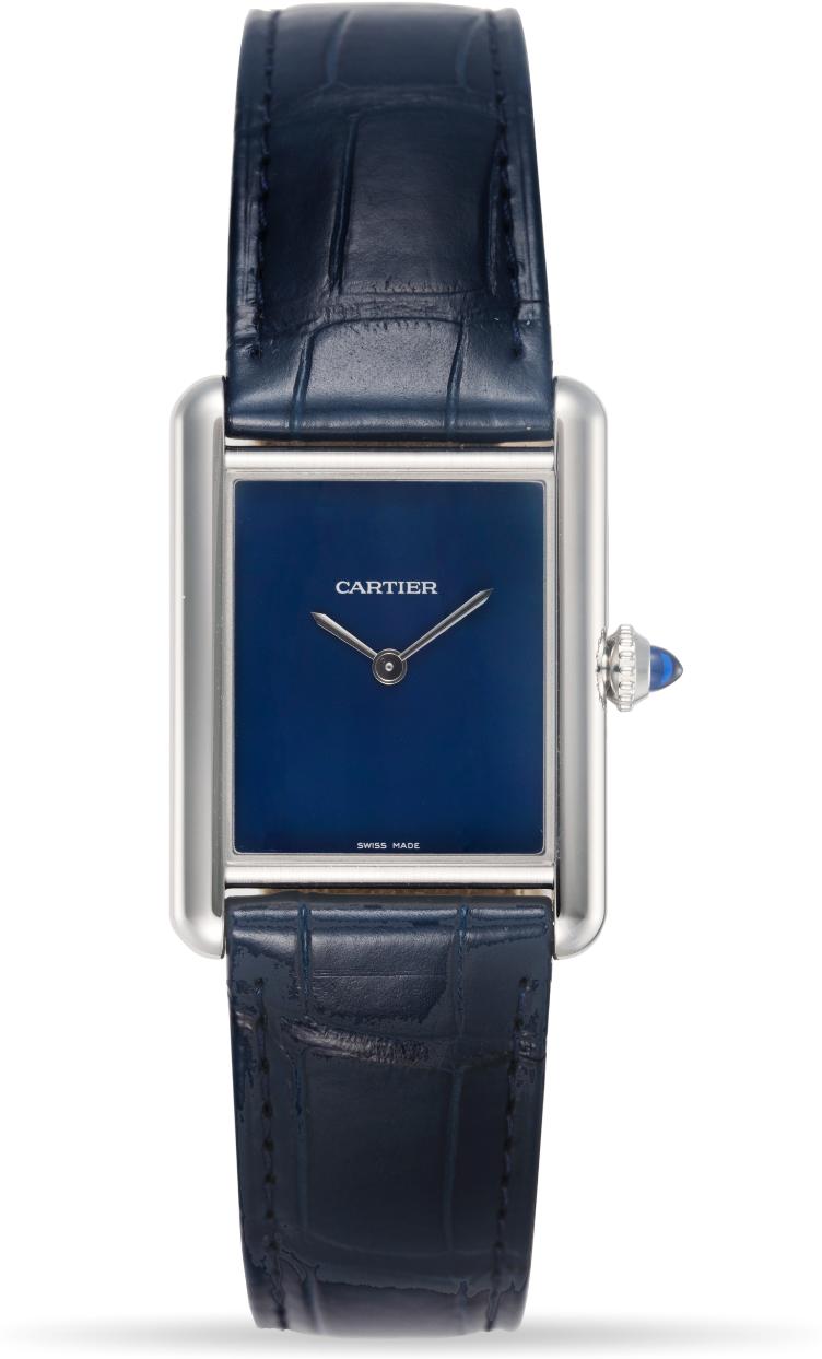 Cartier Tank WSTA0055 33.5mm Stainless steel Turquoise