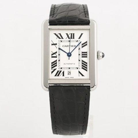 Cartier Tank W5200027 31mm Stainless steel Silver