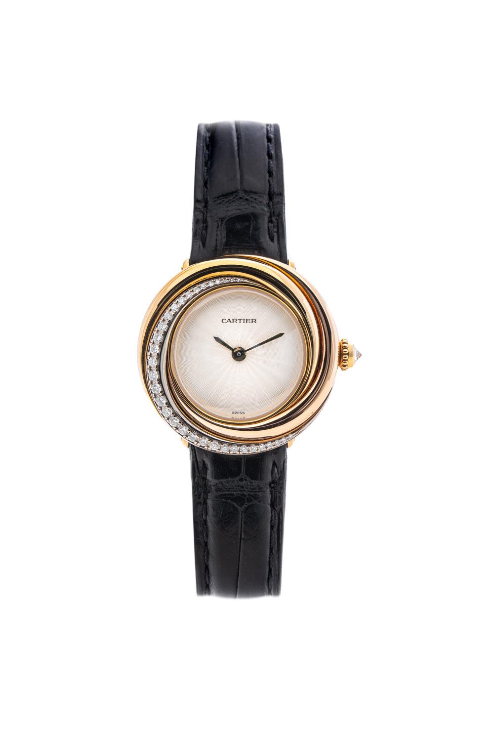 Cartier Trinity 2357 27mm Yellow gold White