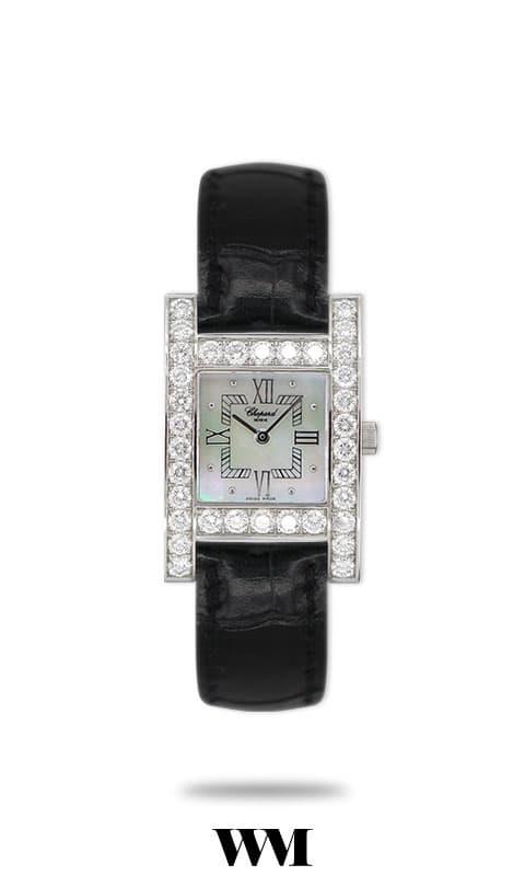 Chopard H Diamond Ladies 13/6621 24mm White gold MOP