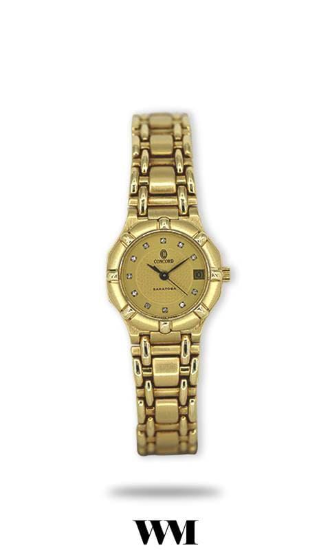 Concord Saratoga 5073287G 23mm Yellow gold Golden