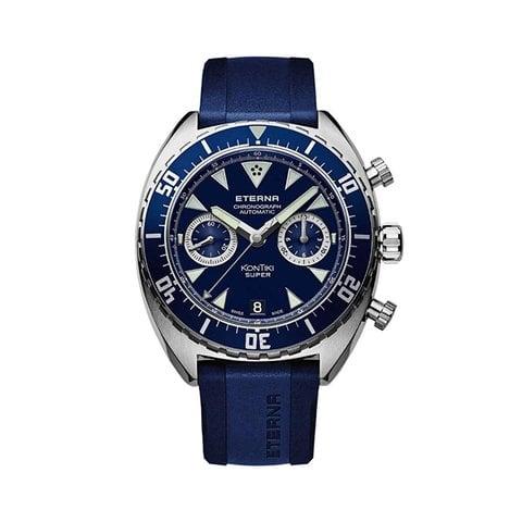 Eterna Super Kontiki 7770.41.89.1395 45mm Stainless steel Blue