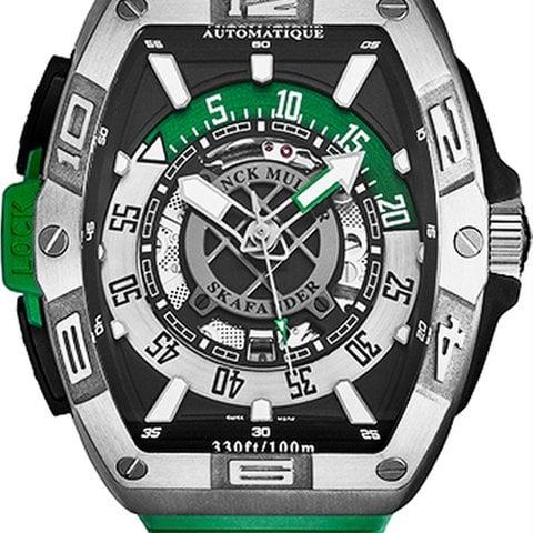 Franck Muller 46SCSKFBLKGRN 46mm Titanium Black