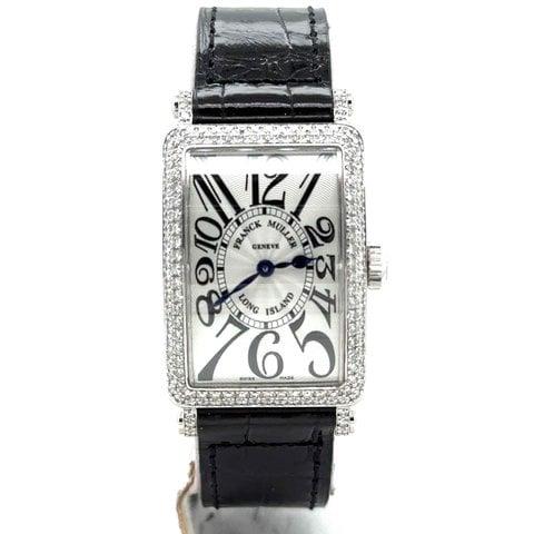 Franck Muller Long Island 902 QZ D 23mm White gold Silver