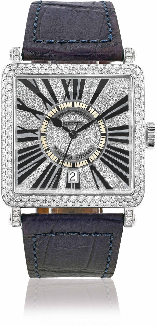 Franck Muller Master Square 6000 H SC DT 37mm Stainless steel Diamond