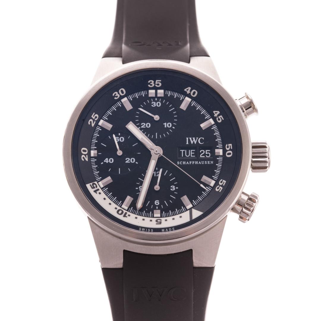 IWC Aquatimer Chronograph IW3719 44mm Stainless steel Black