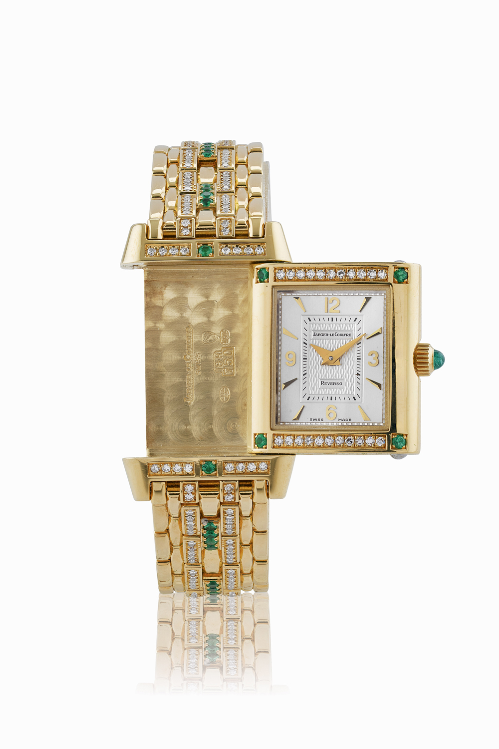 Jaeger-LeCoultre Reverso 265.1.86 33mm Yellow gold Silver