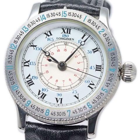 Longines Hour Angle 5224-989 33mm Steel White