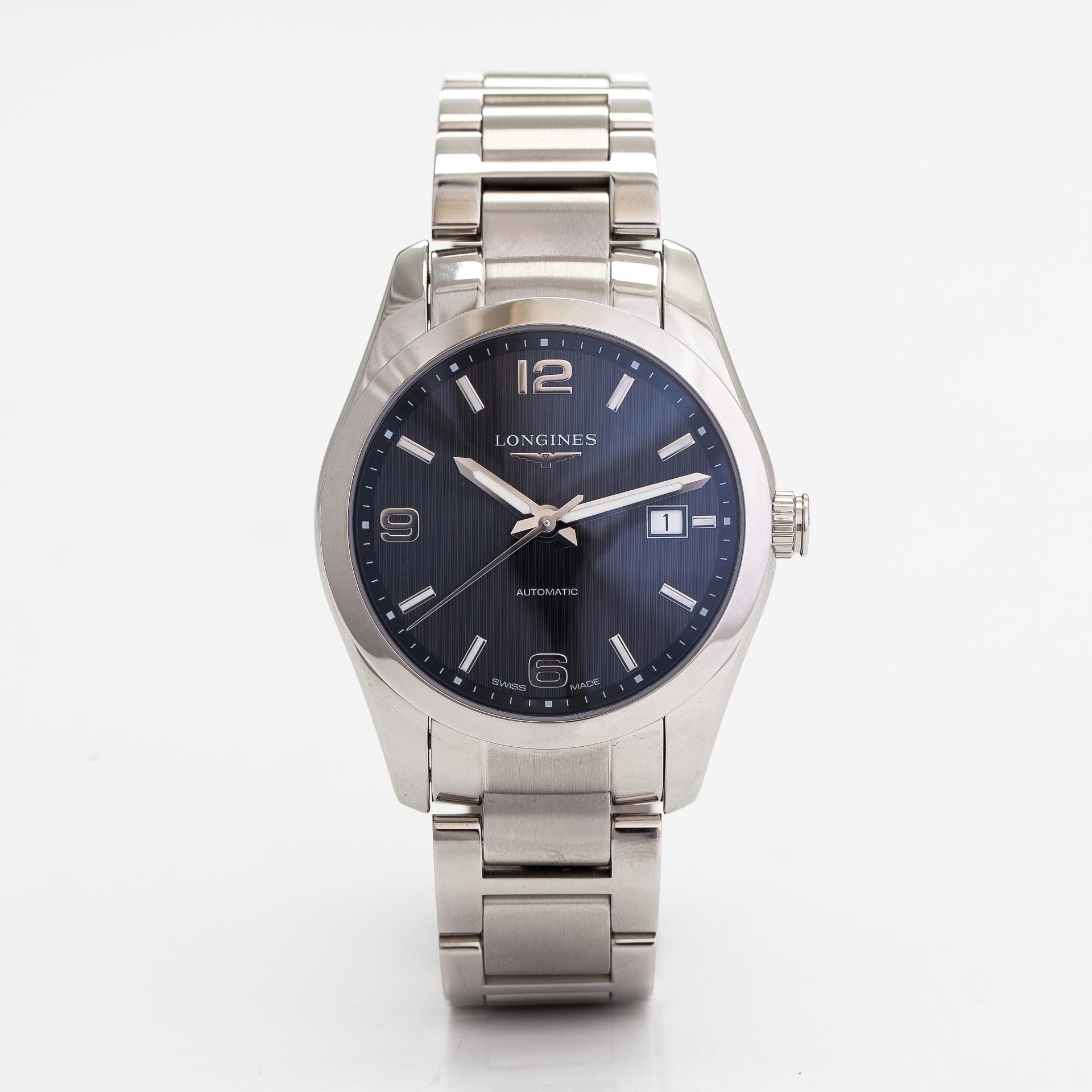 Longines Conquest L2.785.4 40mm Stainless steel Blue