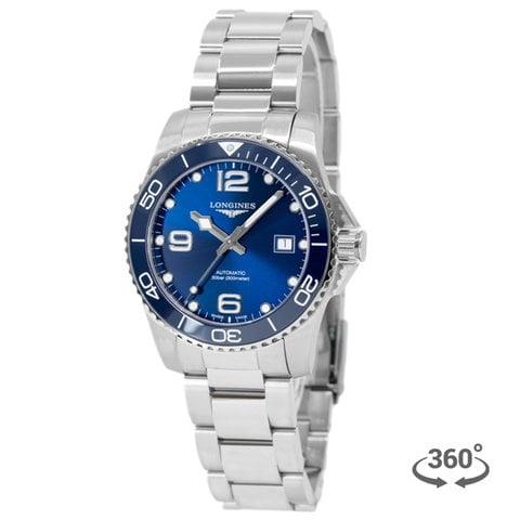 Longines HydroConquest L3.781.4.96.6 41mm Stainless steel Blue