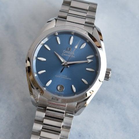 Omega Aqua Terra 220.10.34.20.03.002 34mm Stainless steel Blue