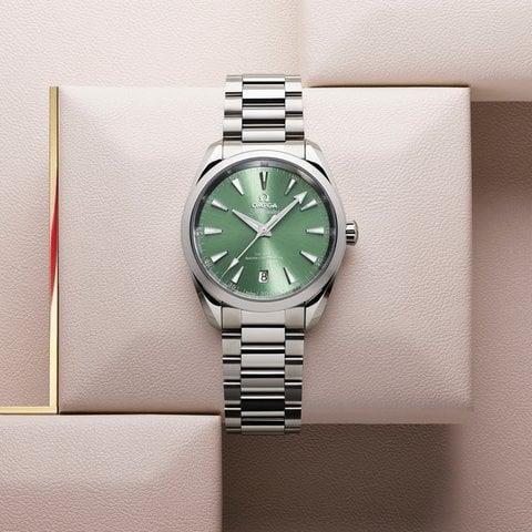 Omega Aqua Terra 220.10.38.20.10.002 38mm Steel Green