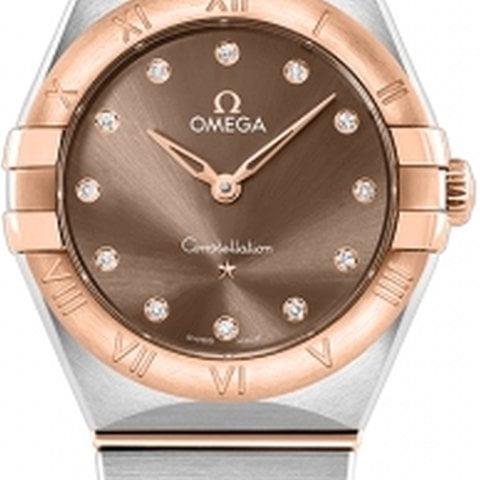 Omega Constellation 131.20.28.60.63.001 28mm Yellow gold and Stainless steel Brown