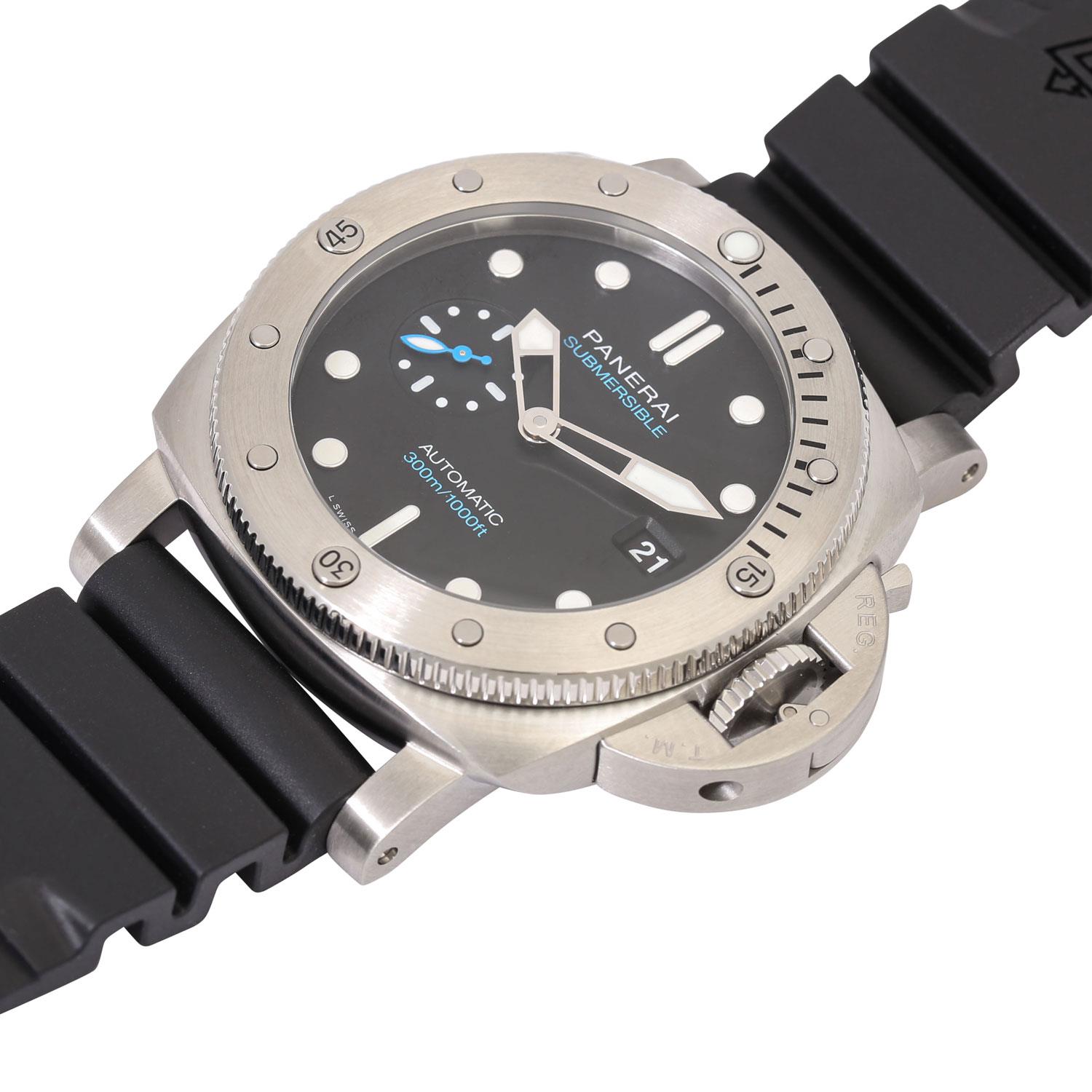 Panerai Luminor Marina Automatic PAM 01229 54mm Stainless steel Black 4