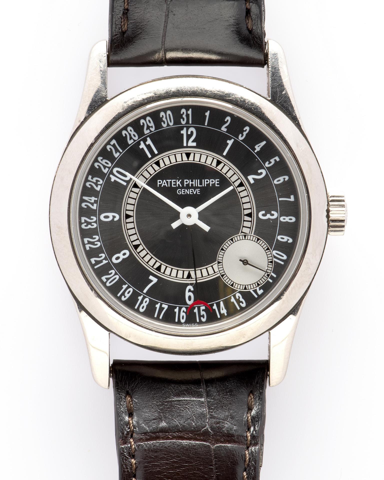 Patek Philippe Calatrava 6000G-010 White gold Gray