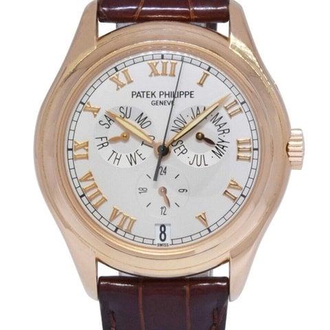 Patek Philippe Annual Calendar 5035R 37mm Rose gold Silver