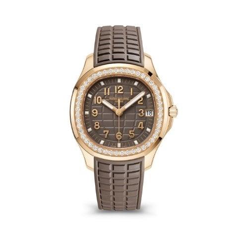 Patek Philippe Aquanaut 5268/200R-010 39mm Rose gold Brown