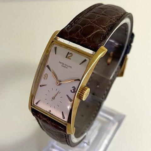 Patek Philippe Hour Glass 1593 40mm Yellow gold Silver