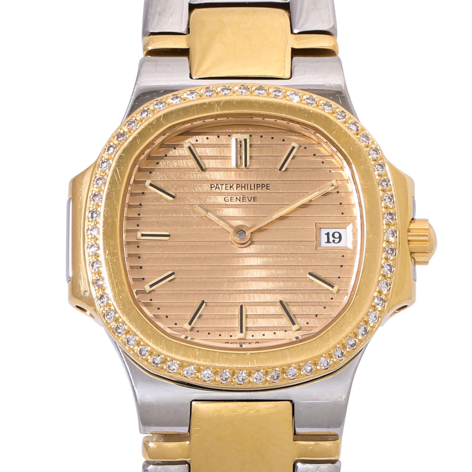 Patek Philippe Nautilus 4700/52 30mm Yellow gold Champagne