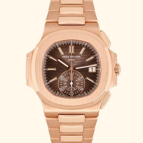 Patek Philippe Nautilus 5980/1R-001 40.5mm Rose gold Black