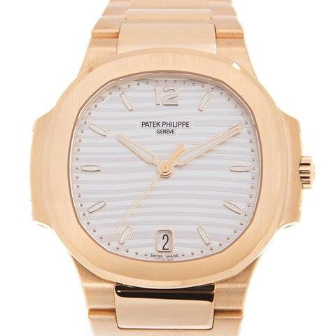 Patek Philippe Nautilus 7118/1R-001 35mm Rose gold Silver