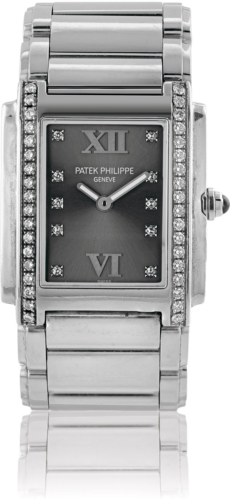 Patek Philippe Twenty~4 4910/10 25mm Stainless steel Gray