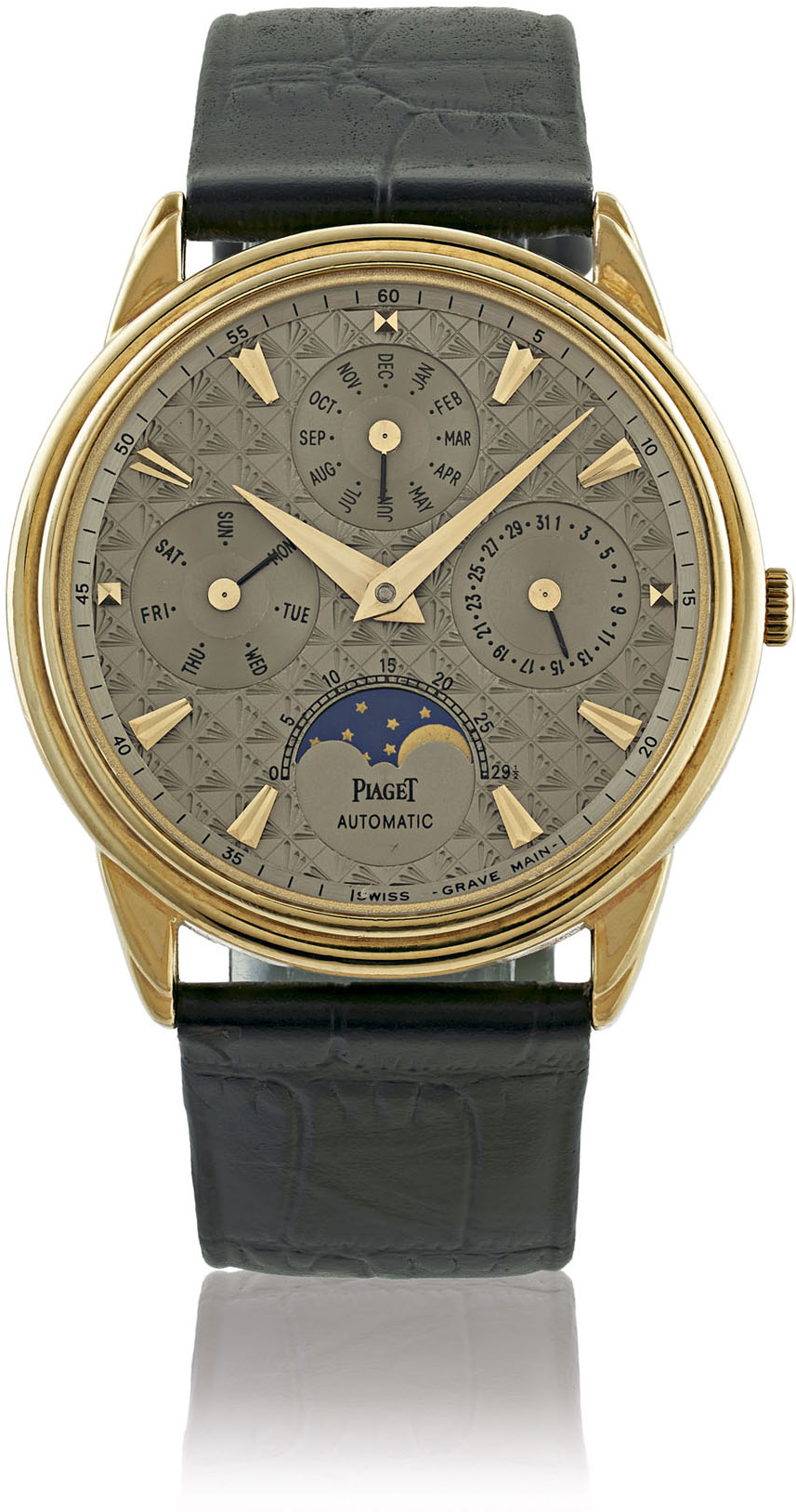 Piaget Gouverneur 15958 33mm Yellow gold Champagne