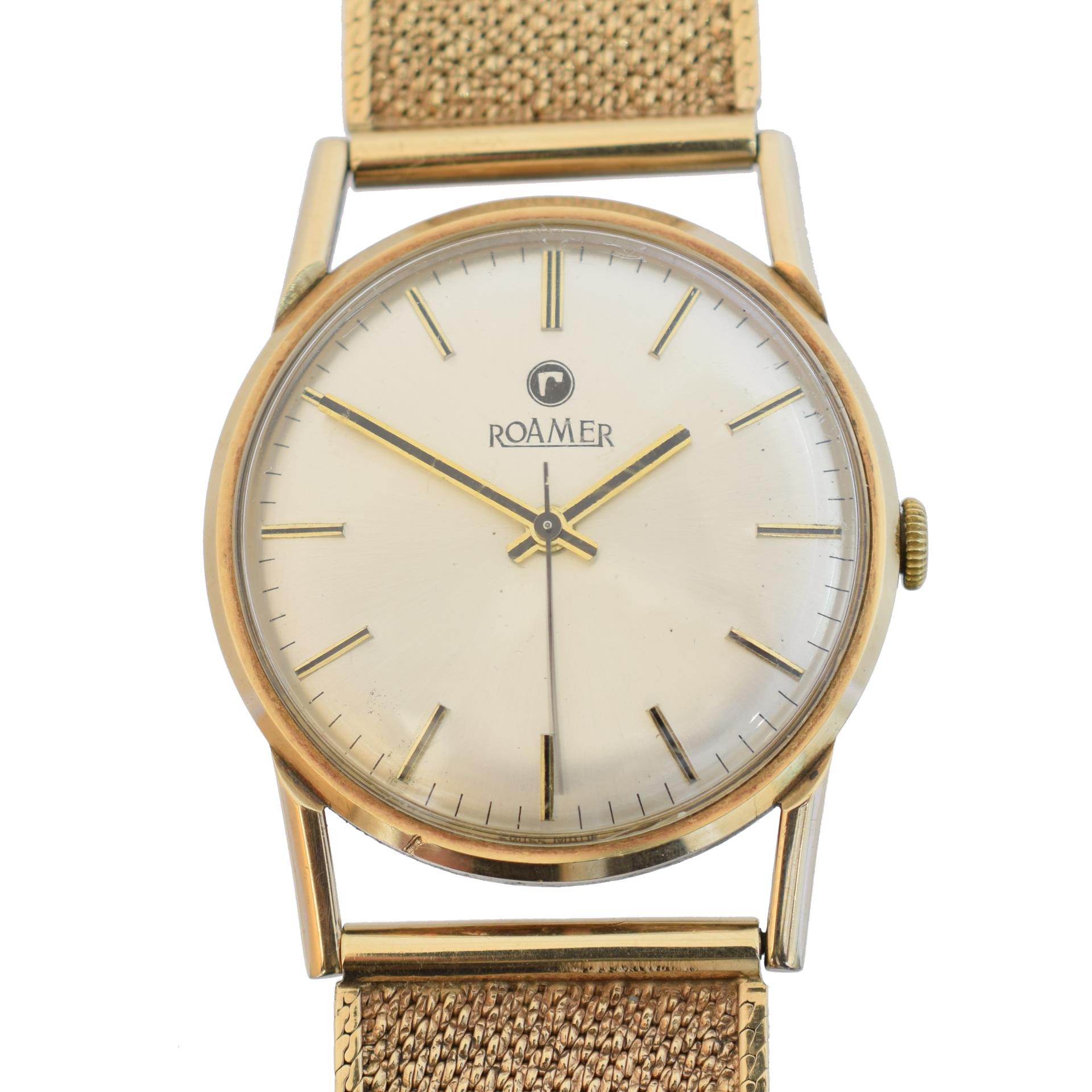 Roamer 32mm Yellow gold Silver