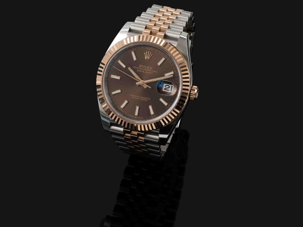 Rolex Datejust 41 126331 40mm Yellow gold and Stainless steel Brown 3