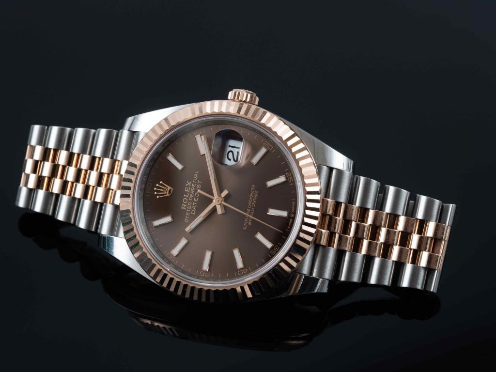 Rolex Datejust 41 126331 40mm Yellow gold and Stainless steel Brown 4