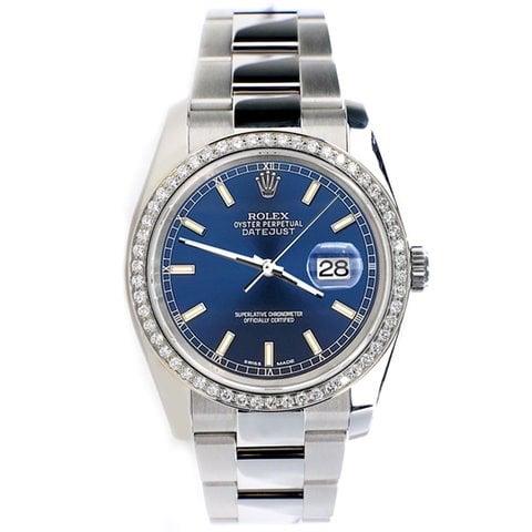 Rolex Datejust 36 116200 36mm Stainless steel Blue