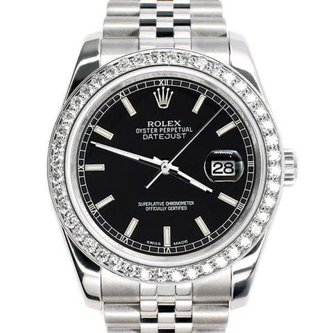 Rolex Datejust 36 116200 36mm Stainless steel Black