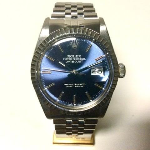 Rolex Datejust 36 16030 36mm Stainless steel Blue