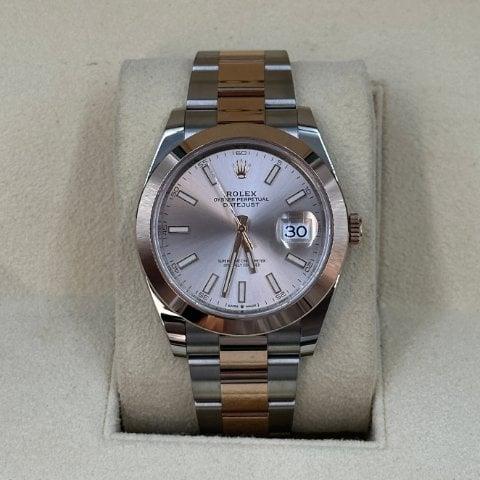 Rolex Datejust 41 126301 41mm Yellow gold and Stainless steel Rose