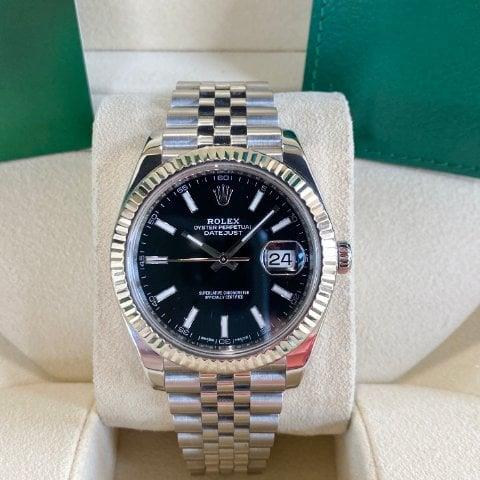 Rolex Datejust 41 126334 41mm Stainless steel Black