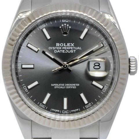 Rolex Datejust Stainless steel Rhodium