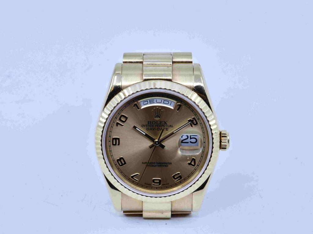 Rolex Day-Date 36 118238 39mm White gold Champagne 1