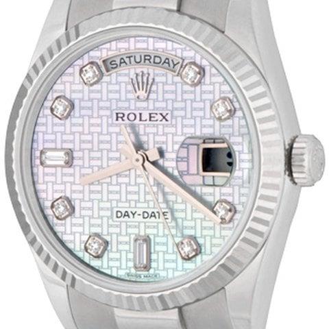 Rolex Day-Date 36 118239 36mm White gold Mother-of-pearl