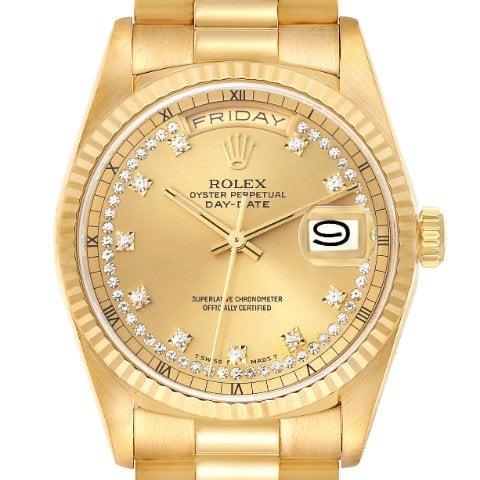 Rolex Day-Date 36 18238 36mm Yellow gold Champagne