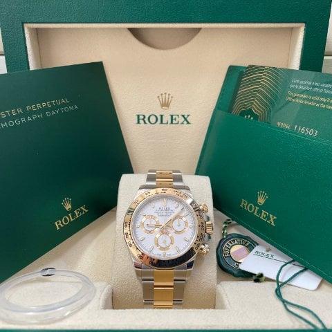 Rolex Daytona 116503 40mm Yellow gold and Stainless steel White