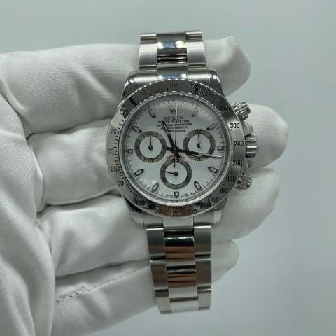 Rolex Daytona 116520 40mm Stainless steel White