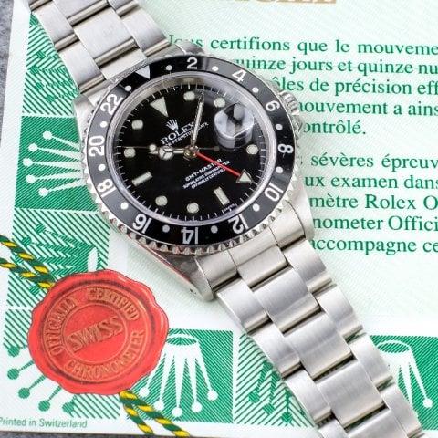 Rolex GMT-Master 16700 40mm Stainless steel Black