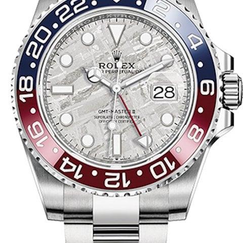 Rolex GMT-Master II 126719BLRO 40mm White gold Gray