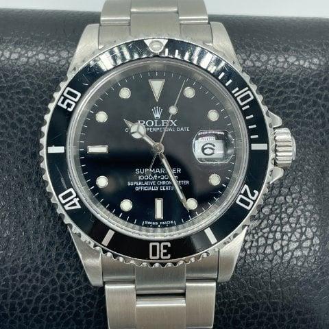 Rolex Submariner 16610 40mm Stainless steel Black