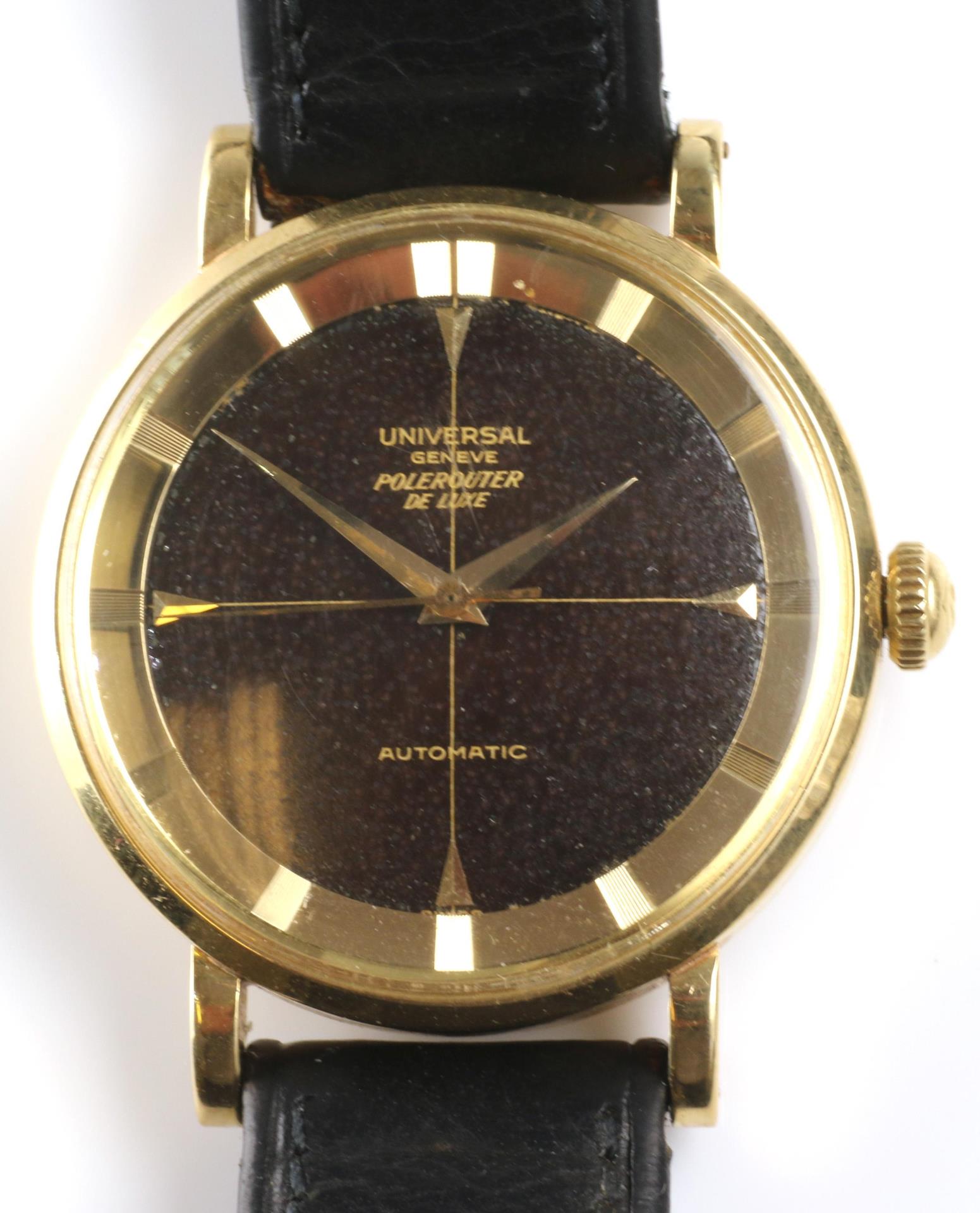 Universal Genève Polerouter Yellow gold Black