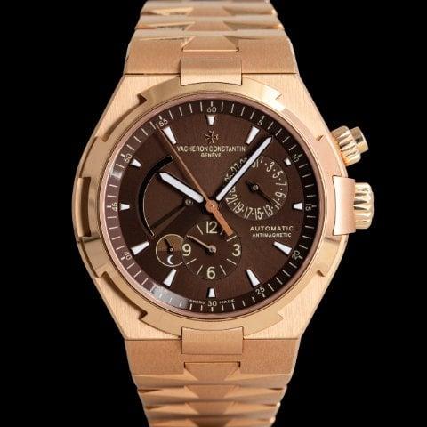 Vacheron Constantin Overseas Dual Time 47450 42mm Rose gold Brown